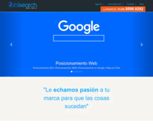 Publisearch.com.mx(Digital Agency) Screenshot