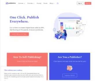 Publishdrive.com(Self-publishing companies) Screenshot