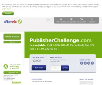 Publisherchallenge.com(Affiliate challenge) Screenshot