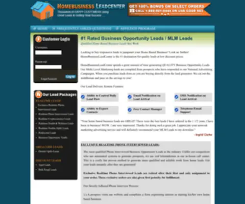 Publishers-Direct.com(The Best MLM Leads) Screenshot