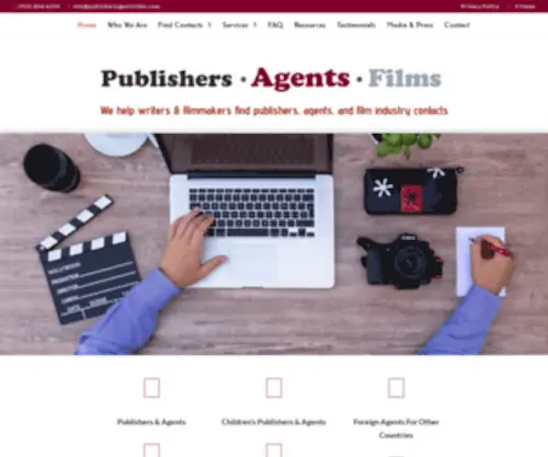 Publishersagentsfilms.com(Publishers Agents Films) Screenshot