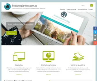 Publishingservices.com.au(Digital Marketing) Screenshot