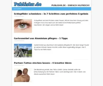 Publishr.de(Einfach hilfreich) Screenshot