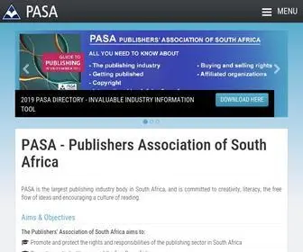 Publishsa.co.za(Publishers Association of South Africa) Screenshot