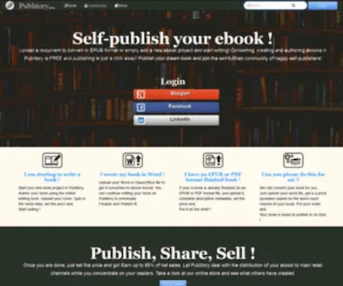 Publitory.com(Publitory) Screenshot