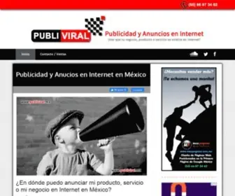 Publiviral.mx(ANUNCIOS EN INTERNET EN MEXICO) Screenshot