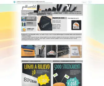 PubliWorldonline.com(Home page Tipografia) Screenshot