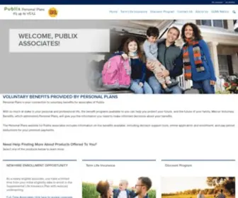 Publixvoluntaryplans.com(Publix) Screenshot