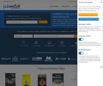 Pubmatch.org(A Book Rights Network for Global Book Publishers Finding Books) Screenshot