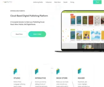 Pubnito.ca(Digital Publishing Platform for Books) Screenshot