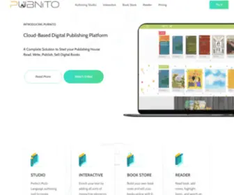 Pubnito.com(Digital Publishing Platform for Books) Screenshot