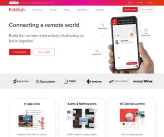 Pubnub.com(Real-Time In-App Chat and Communication Platform) Screenshot