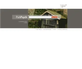 Pubpsych.de(Startseite) Screenshot