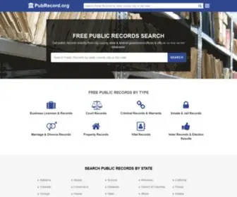 Pubrecord.org(Free Public Records Search) Screenshot