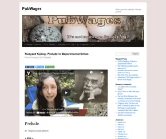 Pubwages.com(Where you earn wages for what you publish) Screenshot