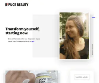 Pucebeauty.com(Puce Beauty) Screenshot