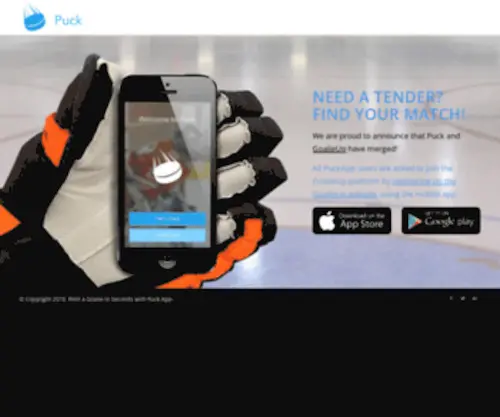 Puckapp.ca(The Uber of Rent a Goalie. Puck App) Screenshot