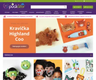 Puckator.cz(Velkoobchodní nabídka kvalitního zboží od předního britského dodavatele) Screenshot