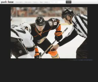 Puckbase.com(Custom hockey stats) Screenshot