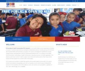 Pucschools.org(PUC Schools) Screenshot