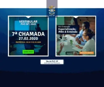 Pucsp.br(Universidade Católica) Screenshot