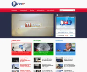 Puctvgoias.com.br(PUC) Screenshot