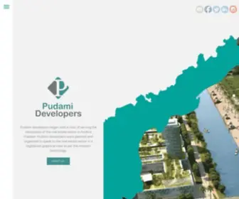 Pudamidevelopers.com(Pudami Developers Website) Screenshot