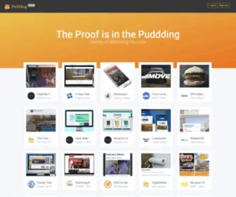 Puddding.com(Marketing Agency Search Tool) Screenshot