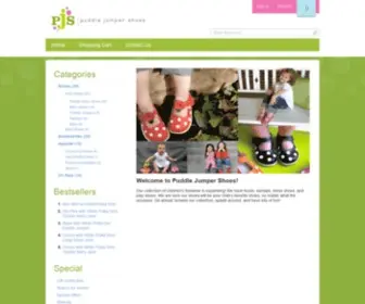 Puddlejumpershoes.com(Puddle Jumper Shoes) Screenshot