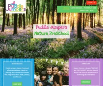 Puddlejumpersnaturepreschool.com(Puddle Jumpers Nature Preschool) Screenshot