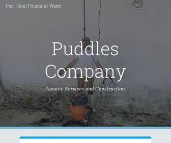 Puddlescompany.com(Pool) Screenshot