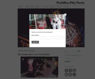 Puddlespityparty.com(Puddles Pity Party) Screenshot