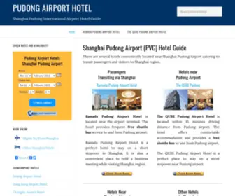 Pudongairporthotel.com(Shanghai Pudong Airport (PVG) Hotel Guide) Screenshot