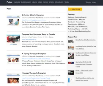 Pudya.com(Social bookmarking website) Screenshot