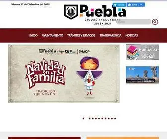 Pueblacapital.gob.mx(Ayuntamiento de Puebla) Screenshot