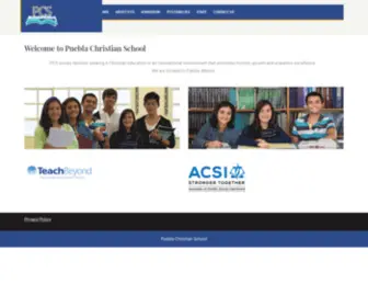 Pueblachristianschool.org(Puebla Christian School) Screenshot