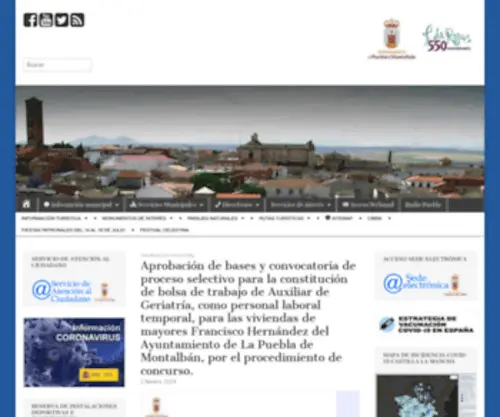Pueblademontalban.com(Ilmo) Screenshot