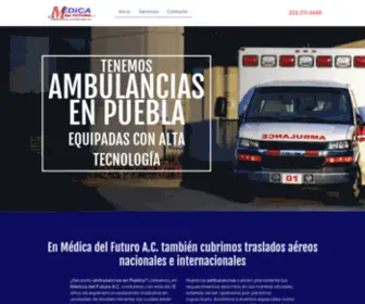 Pueblamedicadelfuturo.com.mx(MEDICA DEL FUTURO) Screenshot