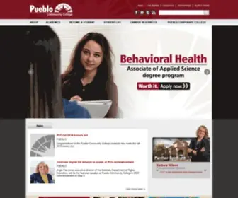 Pueblocc.edu(Pueblo Community College) Screenshot