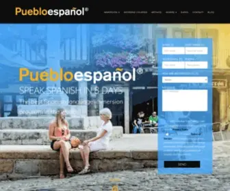Puebloespanol.com(The best way to study a language) Screenshot