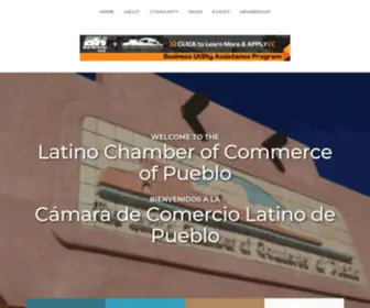 Pueblolatinochamber.com(Latino Chamber of Commerce of Pueblo) Screenshot