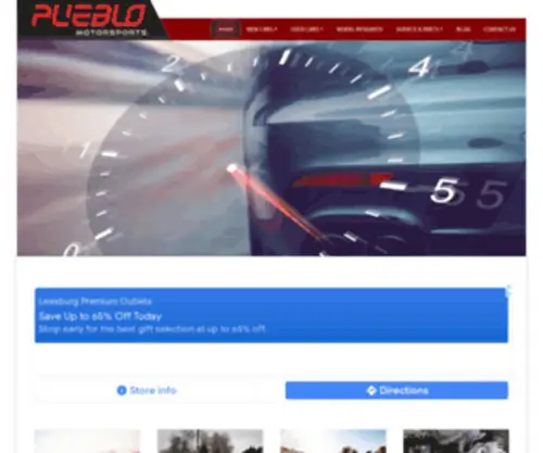 Pueblomotorsportspark.net(The Pueblo Motorsports Auto Industry Blog And Website) Screenshot