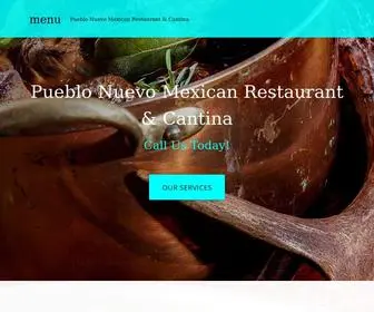 Pueblonuevomexicanrestaurant.com(Cantina in Hazelwood) Screenshot