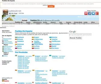 Pueblos20.net(Pueblos de España) Screenshot