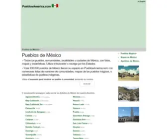 Pueblosamerica.com(Todos) Screenshot