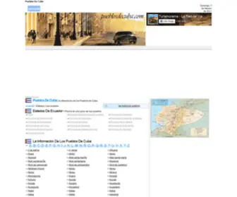 Pueblosdecuba.com(Toda la informacion de los Pueblos de Cuba) Screenshot