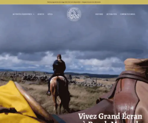 Puech-Maynade.com(équitation) Screenshot