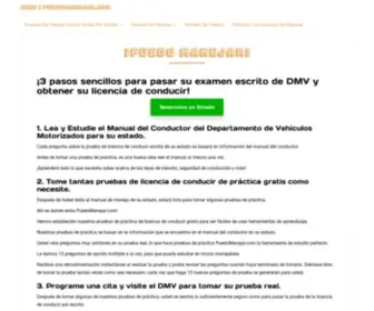 Puedomanejar.com(Pruebas de Práctica Gratuitas del DMV) Screenshot