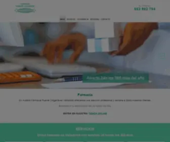 Puentecolgantefarmacia.com(Farmacia en Valladolid) Screenshot