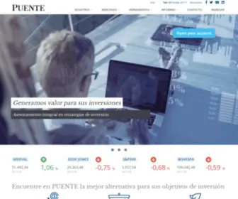 Puentenet.com(PUENTE) Screenshot